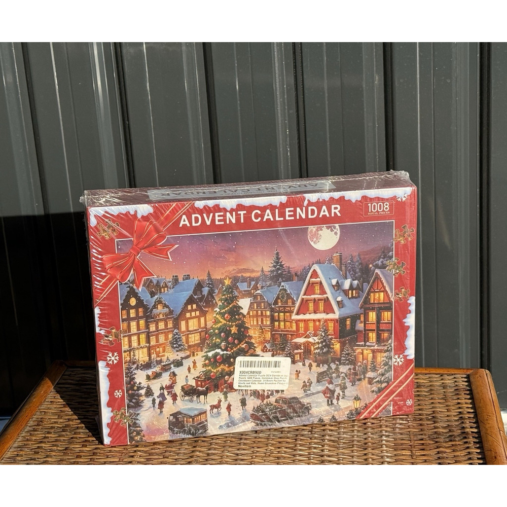 Advent Calendar The Jigsaw Puzzle 1008 Pcs. NEW SEALED Christmas Holiday 24 Box